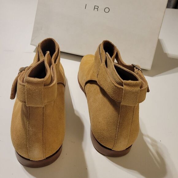 $800 IRO PARIS NEW suede leather European boots like Saint Laurent box + dustbag main image 8